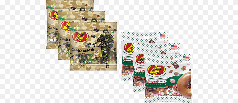 Jelly Belly Snacks To Go Jelly Belly Freedom Fighters Jelly Beans 35 Oz Bag, Person, Gun, Weapon, Food Png