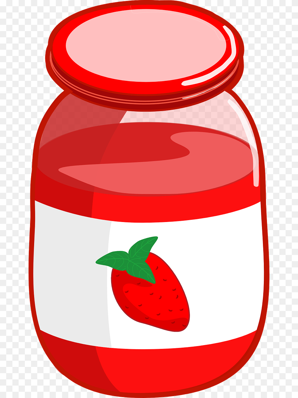 Jelly Big Pencil And Jam Clipart, Jar, Food, Berry, Fruit Free Png Download