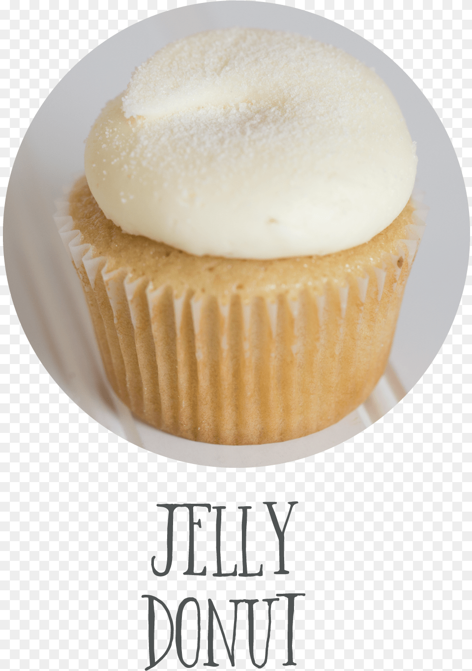 Jelly Donut Cupcake, Cake, Cream, Dessert, Food Free Png Download