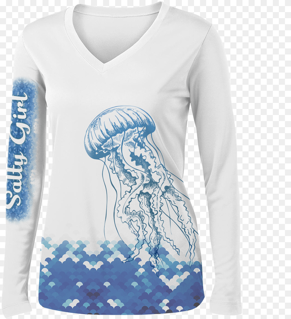 Jelly Fish, Clothing, Long Sleeve, Sleeve, Knitwear Free Png Download