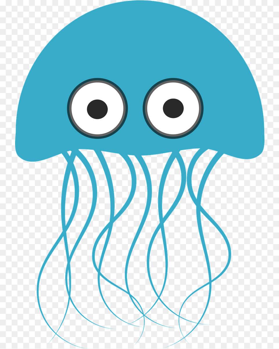 Jelly Fish Are They Edible Cartoon Jellyfish Transparent Background, Animal, Sea Life, Invertebrate, Baby Png