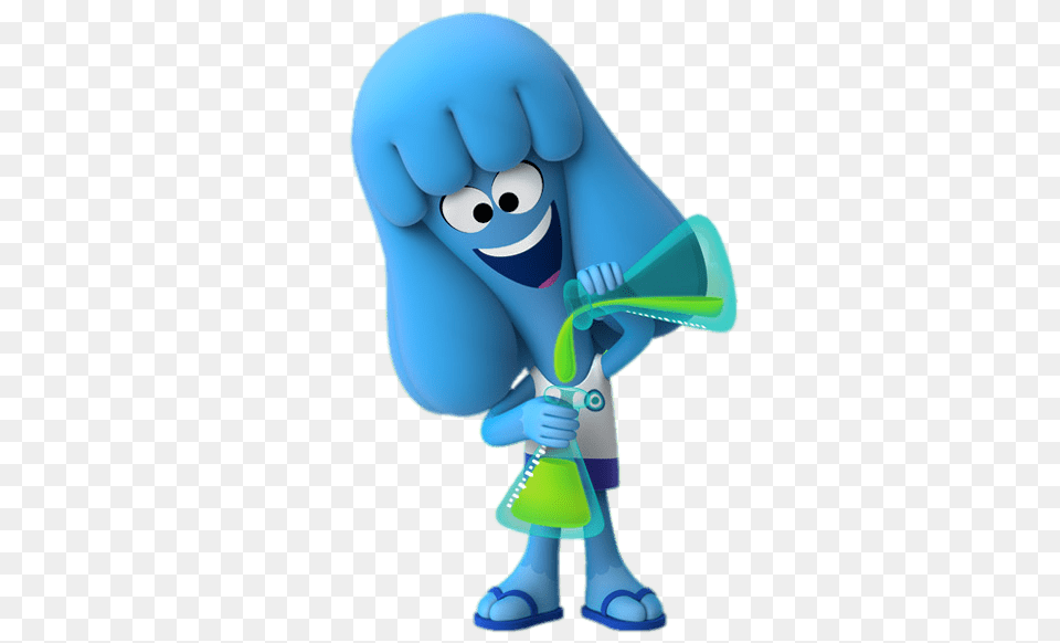 Jelly Jamm Mina Doing An Experiment, Cleaning, Person, Brush, Device Png Image