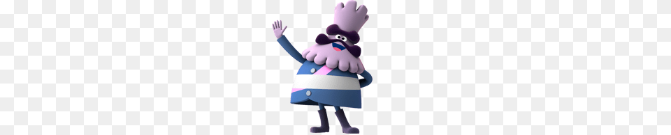 Jelly Jamm The King Waving, Toy, Cartoon, Cape, Clothing Png Image