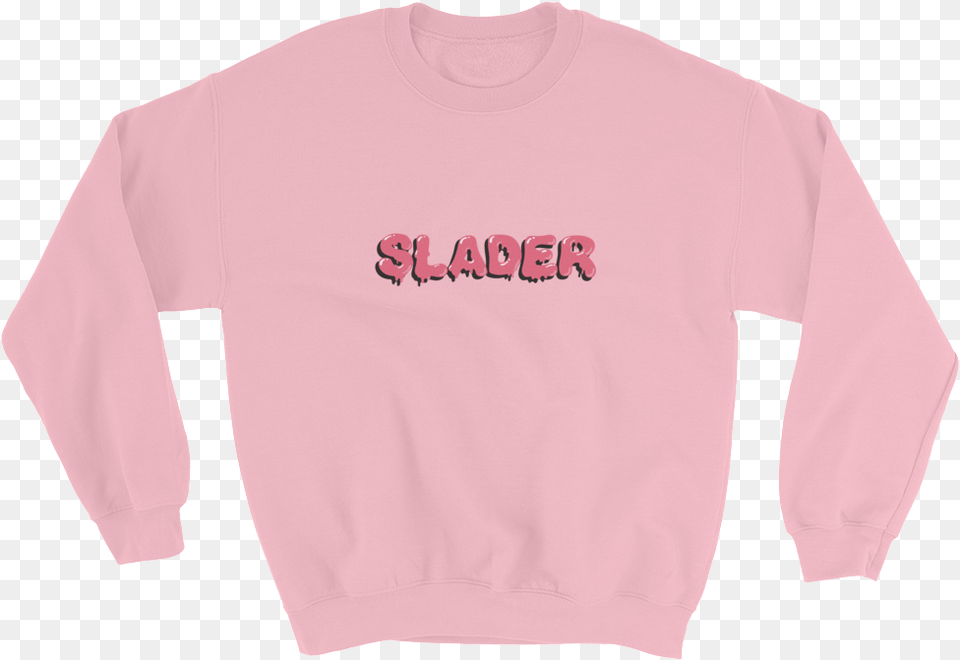 Jelly Letters Mockup Front Flat Light Pink Slader Hoodie, Clothing, Knitwear, Long Sleeve, Sleeve Free Png