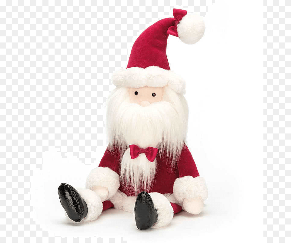 Jellycat Berry Santa, Plush, Toy, Clothing, Hat Png Image