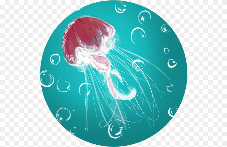 Jellyfish Illustration, Animal, Sea Life, Invertebrate, Disk Png