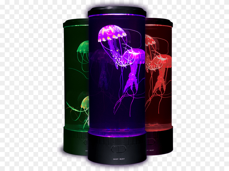 Jellyfish Lamp Led, Animal, Sea Life, Invertebrate, Water Free Png Download