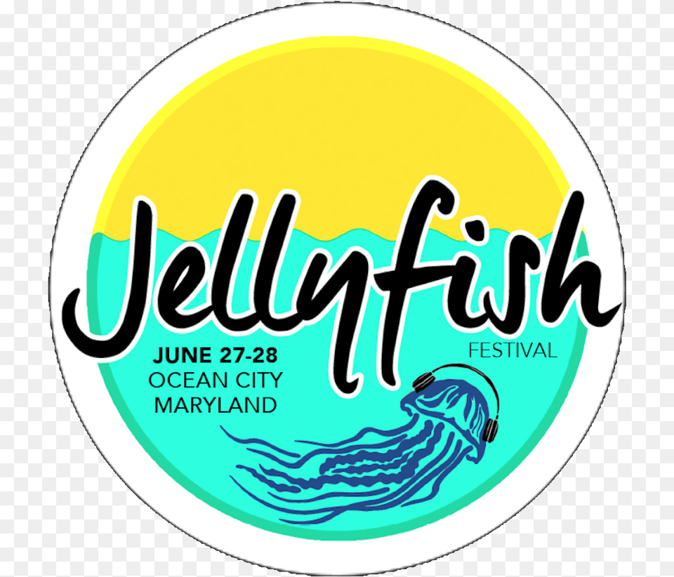Jellyfish Logo New, Sticker, Animal, Sea Life, Person Free Transparent Png