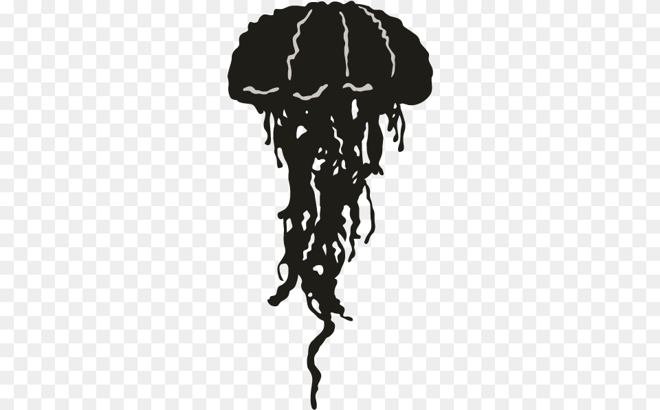 Jellyfish Silhouette Animal Clip Art Jellyfish Jellyfish Silhouette, Person Free Png
