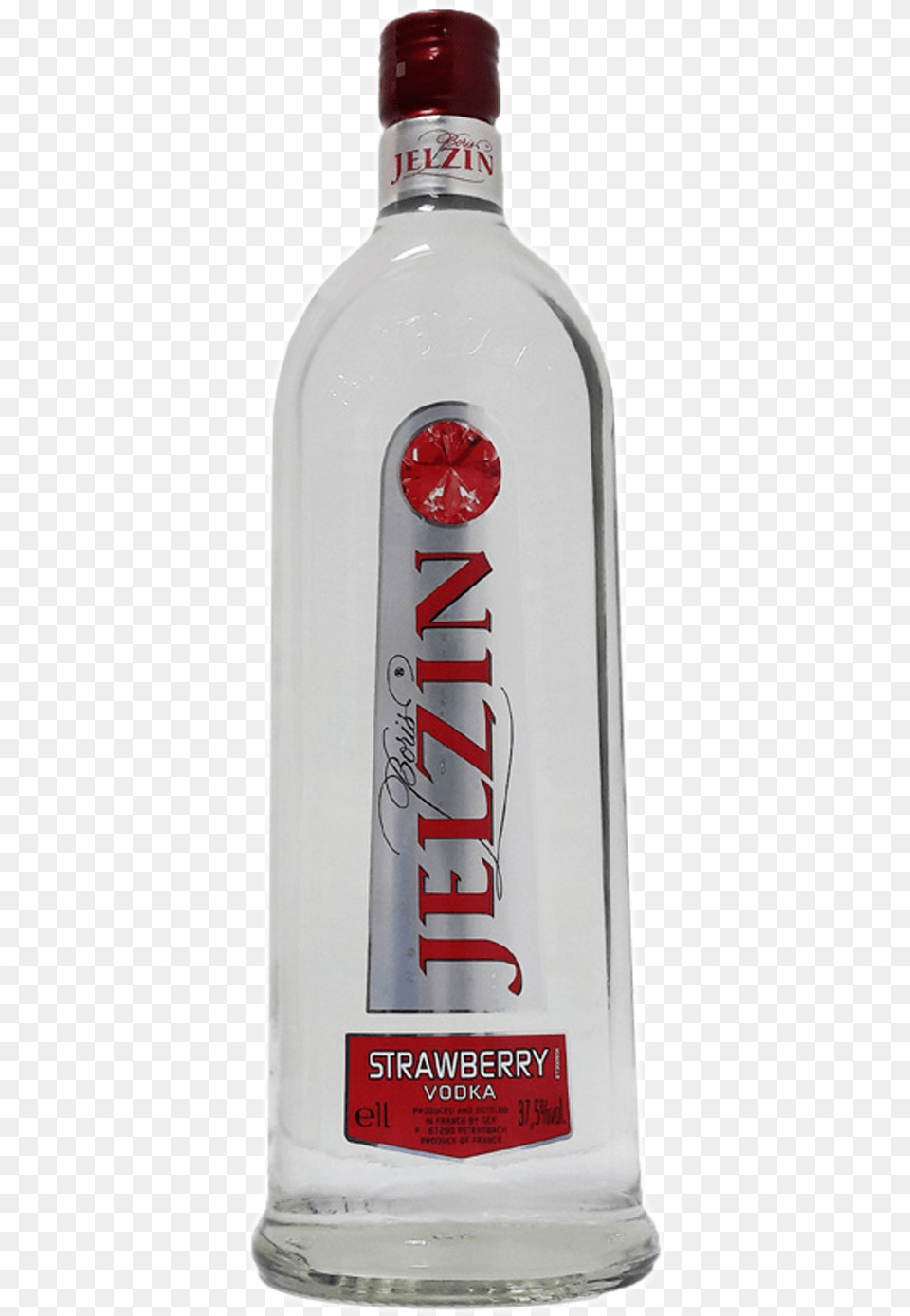 Jelzin Vodka Strawberry, Alcohol, Beverage, Liquor, Gin Free Transparent Png