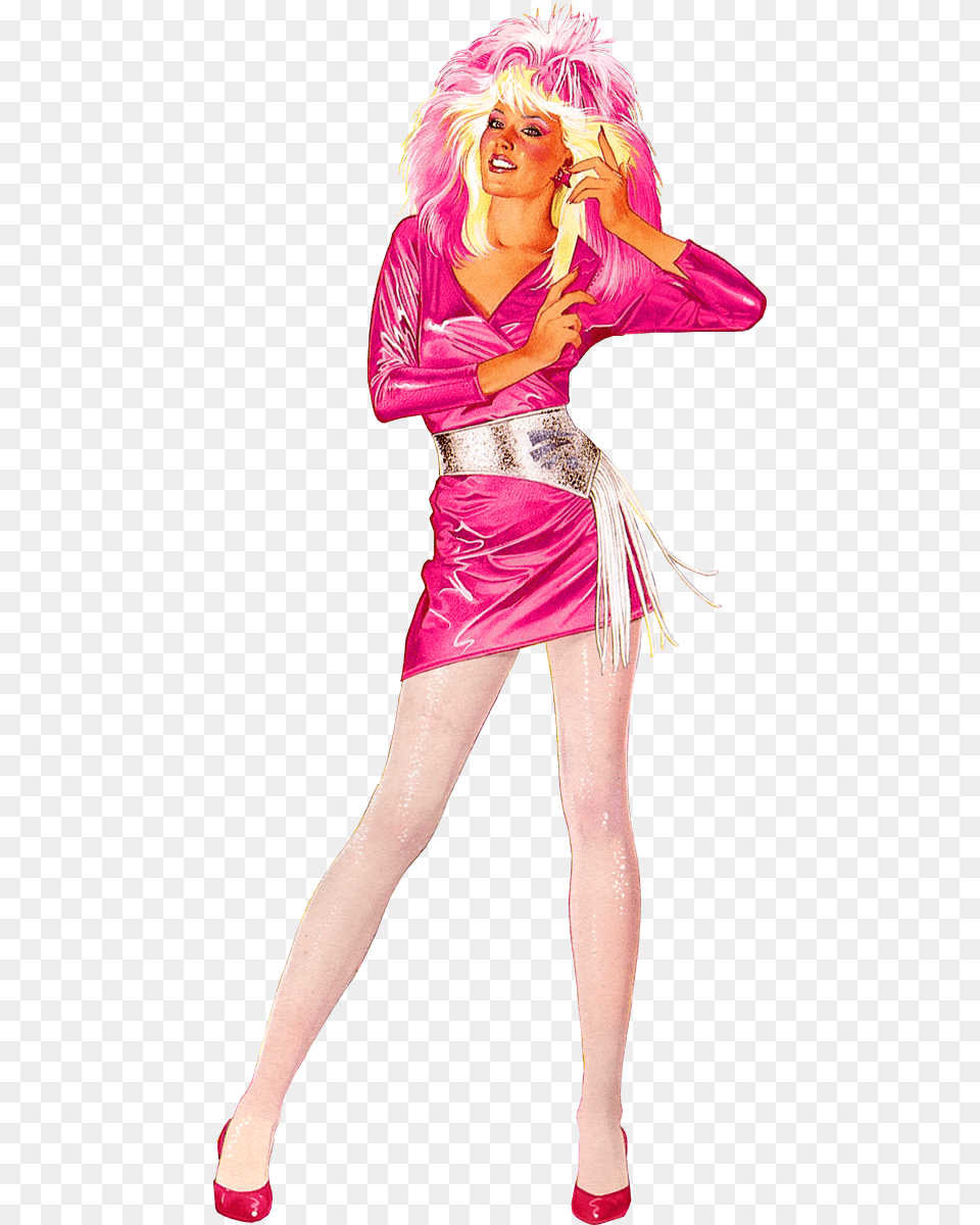 Jem Rock Backstager 01 Jem And The Holograms Outfit, Clothing, Costume, Person, Adult Free Transparent Png