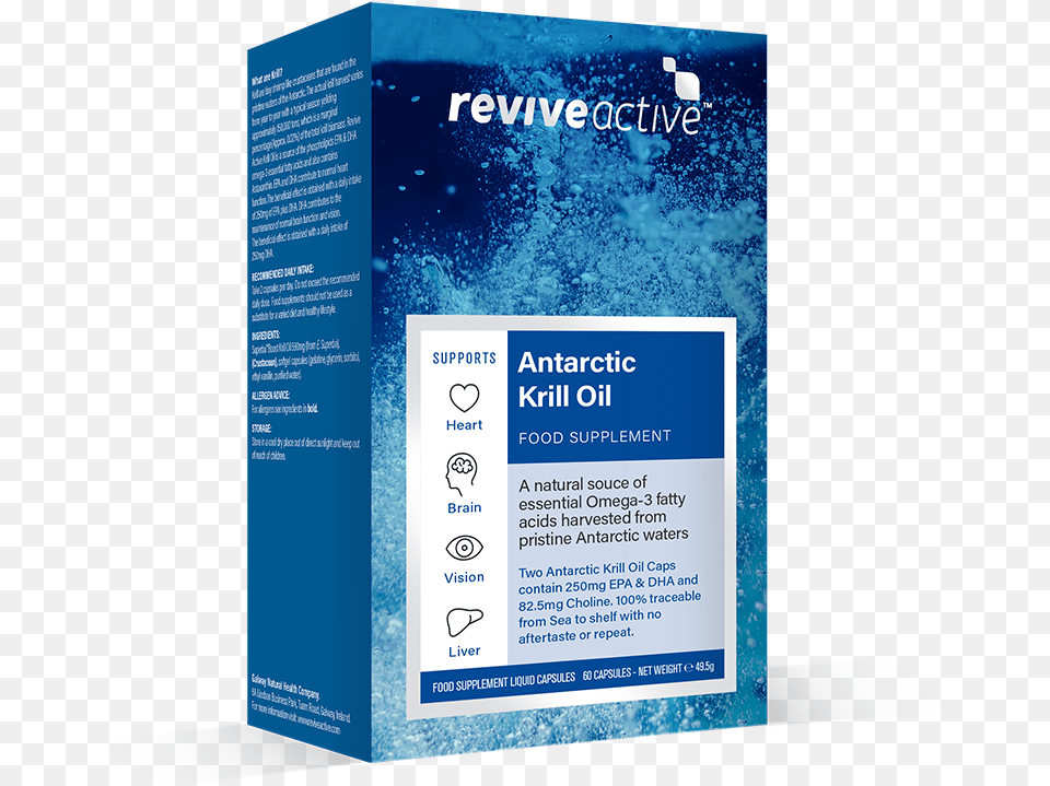 Jen Obrien Revive Krill Oil, Advertisement, Poster Png Image