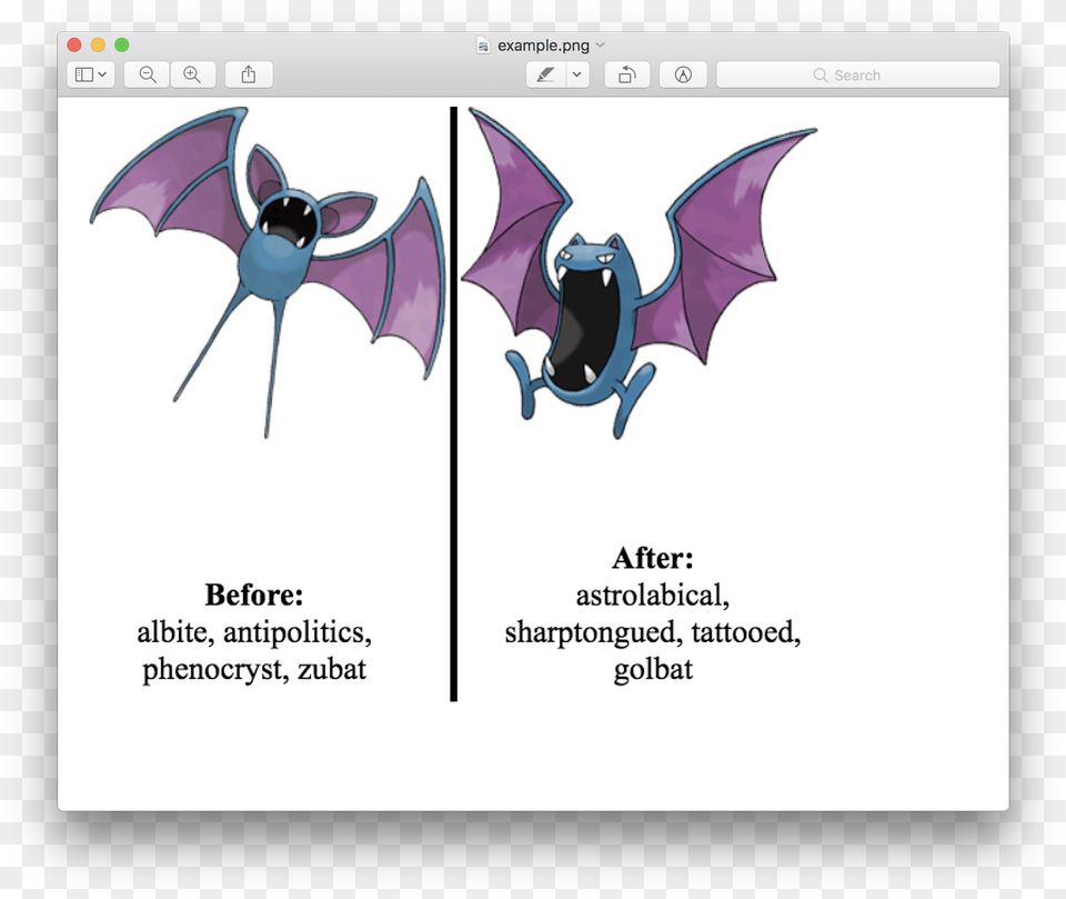 Jen Person On Twitter Pokemon Zubat And Golbat, Animal, Wildlife, Mammal Png Image