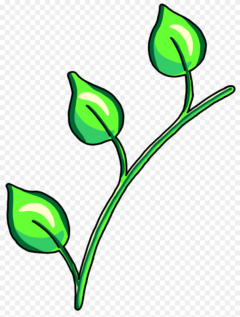 Jen Tennille Illustration And Design Plant Clip Art Three, Bud, Flower, Green, Leaf Free Png Download