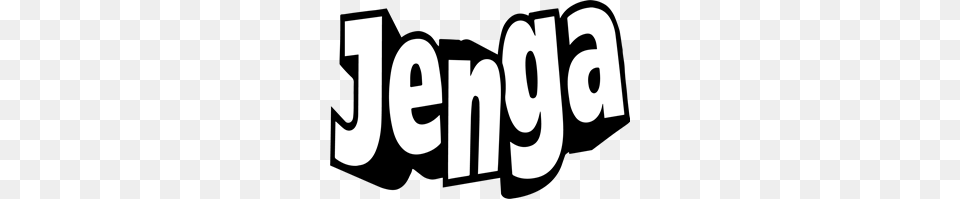 Jenga Logo Vector, Text Png Image