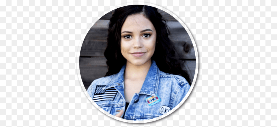 Jenna Ortega, Jacket, Clothing, Coat, Face Png Image