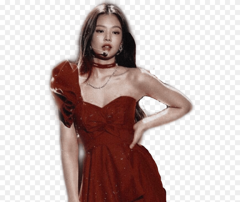 Jennie Kim Freetoedit Blackpink Jennie Aesthetic, Adult, Person, Formal Wear, Female Free Png