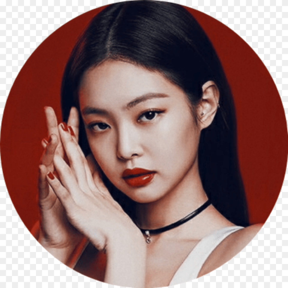 Jennie Kim Hera Icons Jennie Red Vibe, Woman, Portrait, Photography, Person Free Png