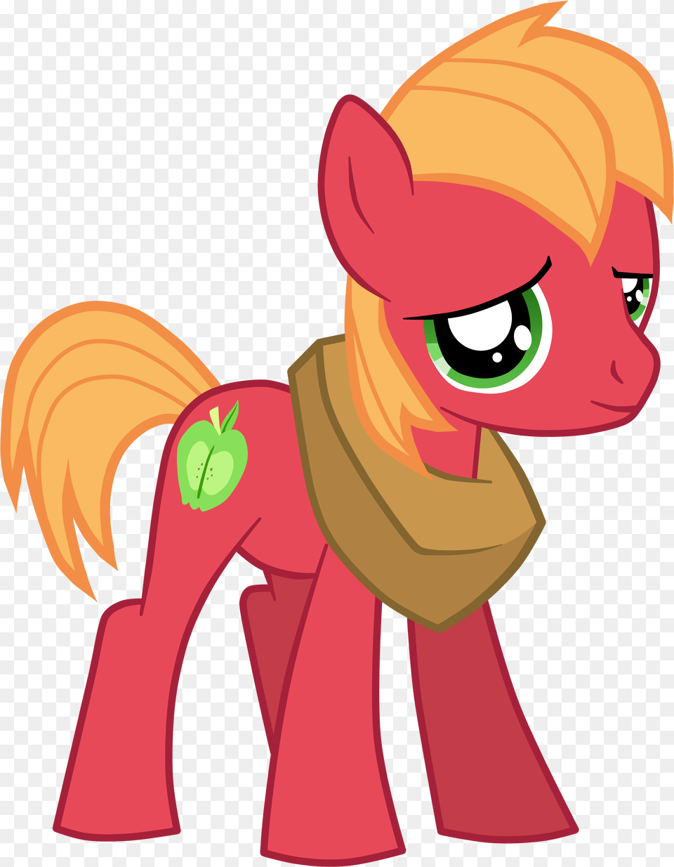 Jennieoo Big Macintosh Colt Earth Pony Male Pony Mlp Teenage Big Mac, Person, Cartoon, Face, Head Free Png Download