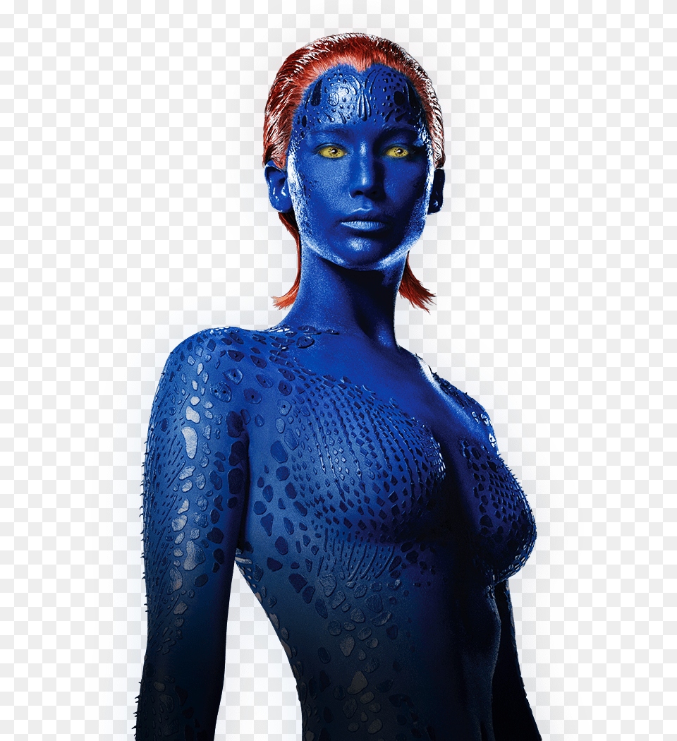 Jennifer Lawrence Bids Adieu To X Men Character Mystique, Face, Head, Person, Photography Png