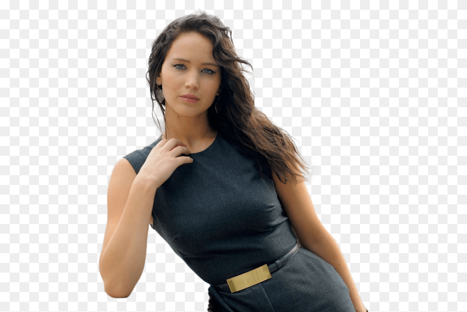 Jennifer Lawrence Long Haircuts, Portrait, Blouse, Clothing, Photography Png Image