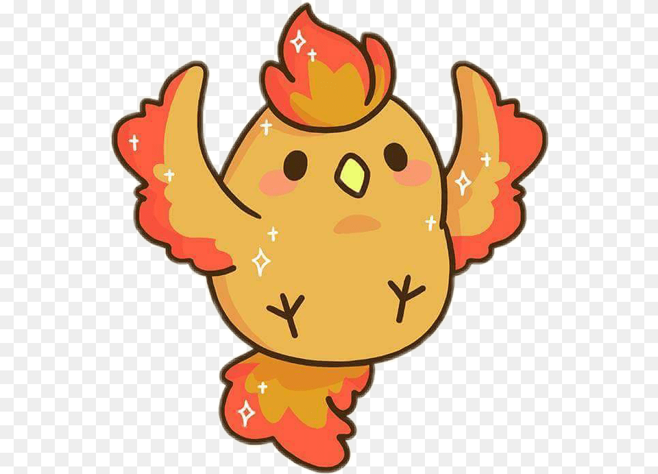 Jenniillustrations Kawaii Pokemon Pokmon Moltres Phoenix Chibi, Plush, Toy, Face, Head Png