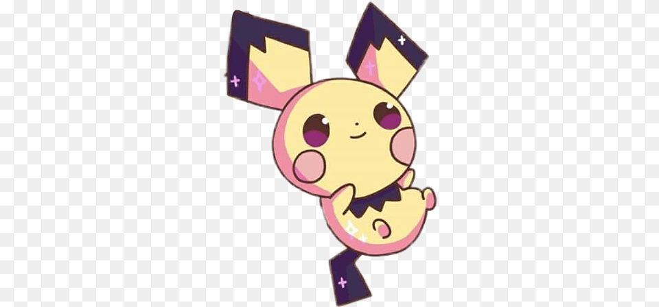 Jenniillustrations Pichu Kawaii Pokemon Pokmon Kawaii Pichu, Purple, Sweets, Food, People Free Transparent Png