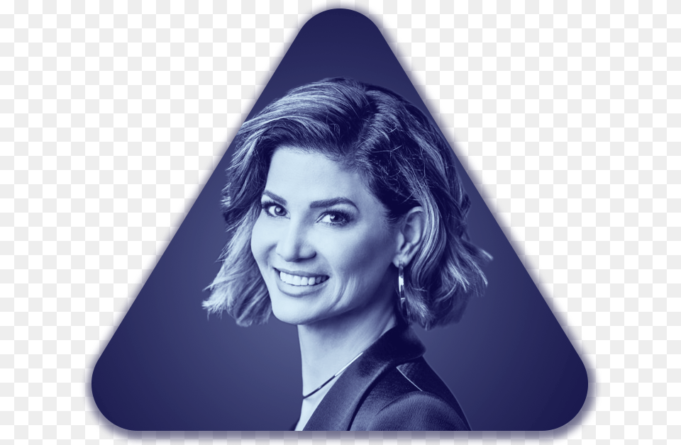 Jenny Dearborn Triangle Image With Shadow Jenny Dearborn, Adult, Smile, Portrait, Photography Png