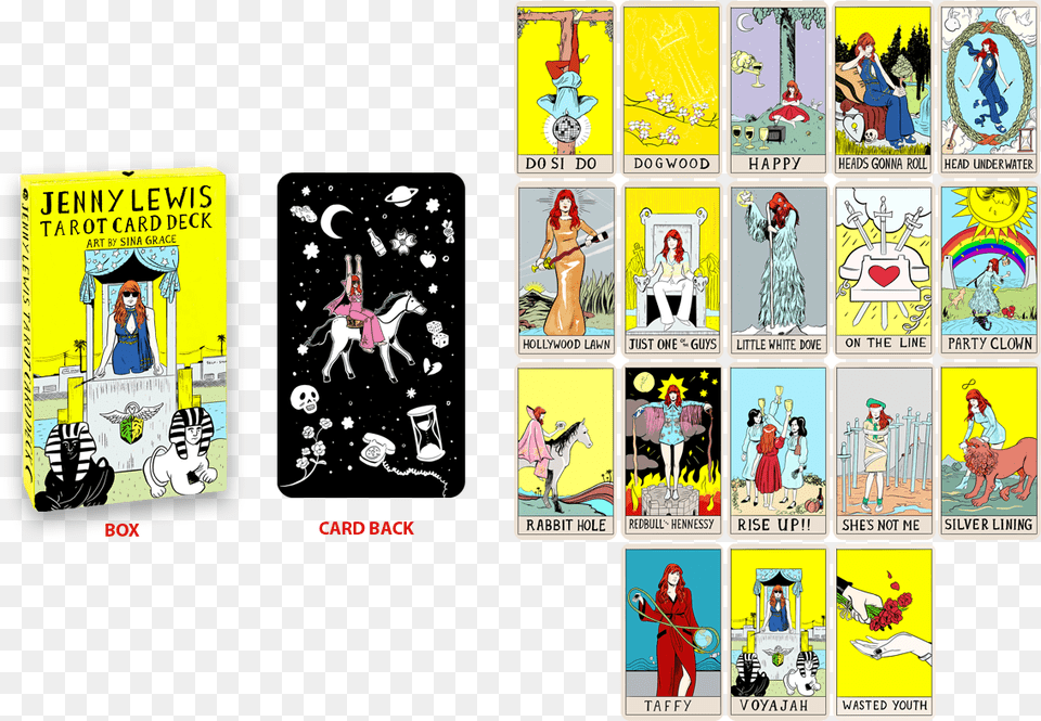 Jenny Lewis Tarot Cards, Book, Comics, Publication, Person Png Image