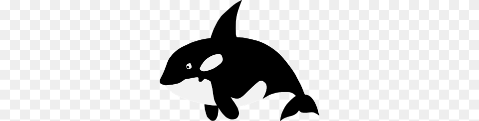 Jennys Crafty Creations Orca Killer Whale Silhouette, Animal, Sea Life, Bow, Weapon Png Image