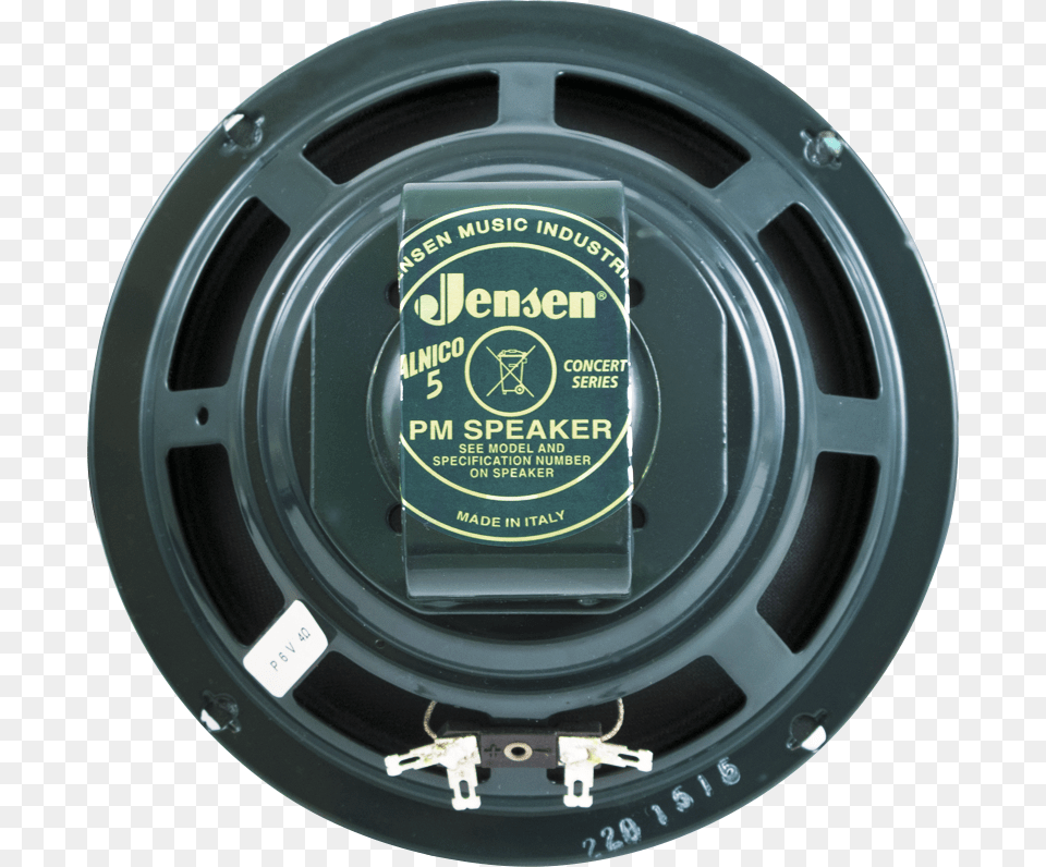 Jensen Vintage Alnico 6 P6v 20w Image 6 Alnico Speaker, Electronics, Machine, Wheel Free Png