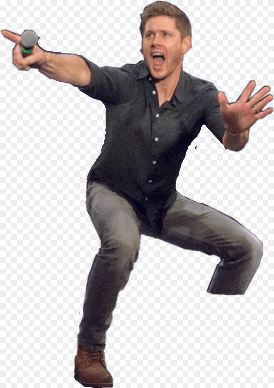 Jensenackles Sticker Jensen Ackles Dw Deanwinchester Dancer, Adult, Person, Performer, Man Free Png