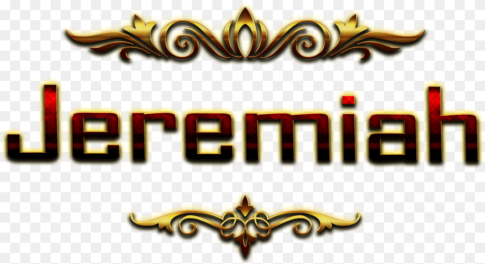 Jeremiah Decorative Name William Name, Logo, Emblem, Symbol, Light Png Image
