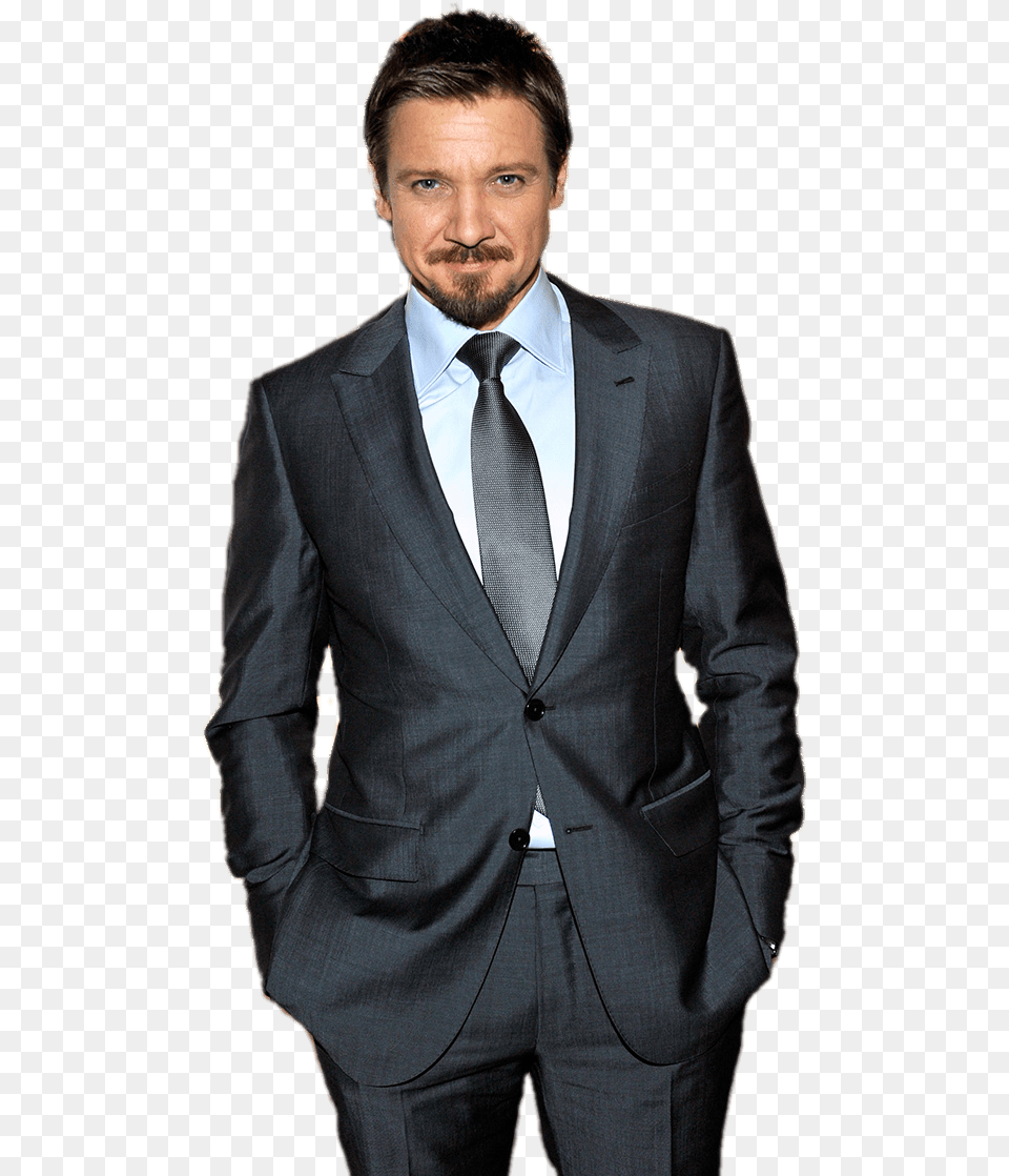 Jeremy Renner Shiny Suit Sean Amadi Brila Fm, Accessories, Tie, Tuxedo, Formal Wear Png Image