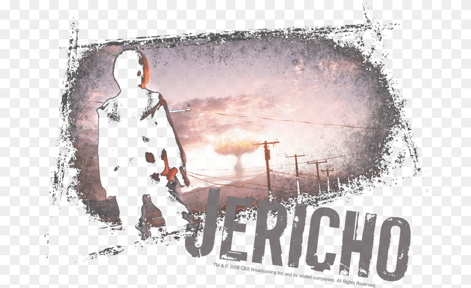 Jericho Mushroom Cloud Youth Hoodie Ages 8 12 Sons Of Gotham Poster, Clothing, Coat, Silhouette, Advertisement Png