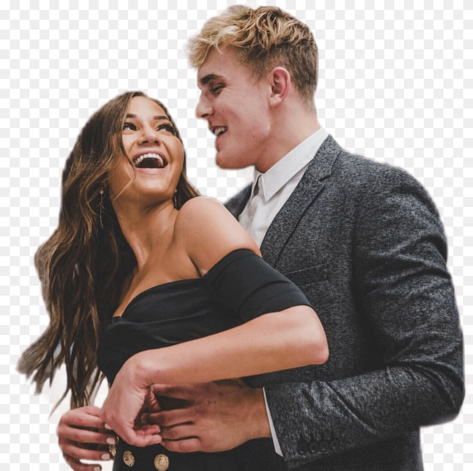 Jerika Jakepaul Erikacostell Jerikaisreal Couplegoals Jake Paul, Face, Person, Happy, Head Png Image