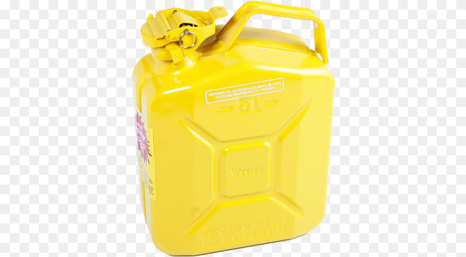 Jerry Can Yellow 5 Litre Steel Hand Luggage, First Aid, Jug Png Image