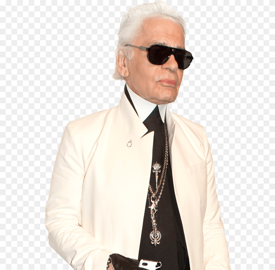 Jerry Seinfeld Karl Lagerfeld White Background, Accessories, Sunglasses, Pendant, Shirt Free Png Download