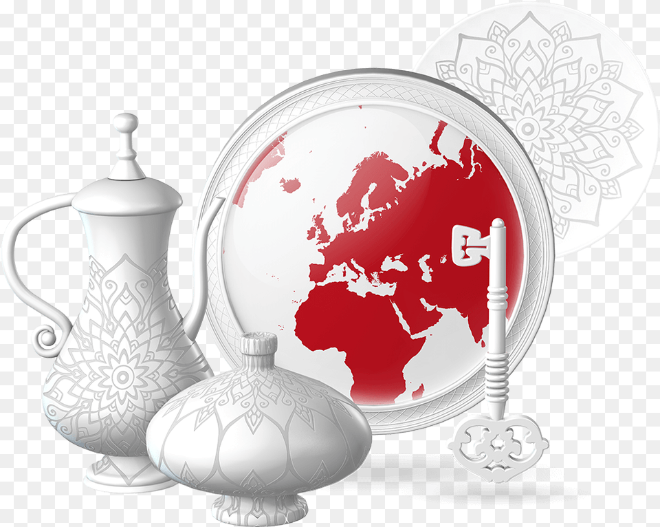 Jersey Finance World Map Header, Art, Porcelain, Pottery Png Image