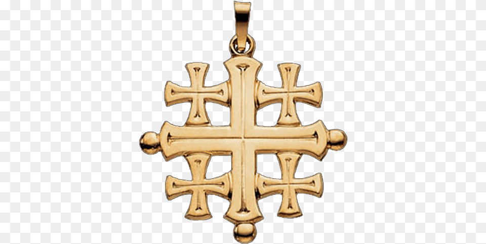 Jerusalem Cross Pendant Jerusalem Cross Gold, Accessories, Symbol Png Image