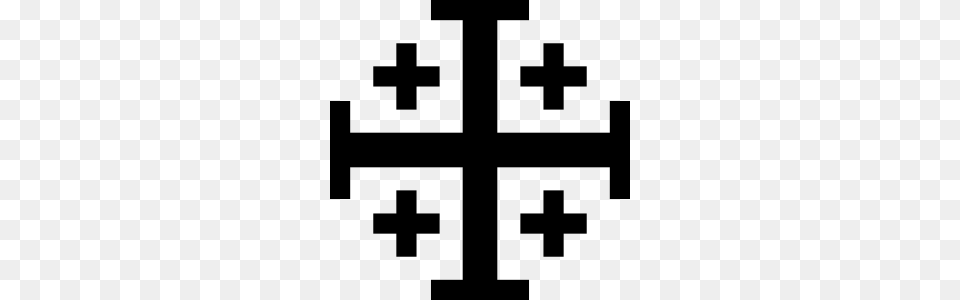 Jerusalem Cross With Cross Potent, Symbol, First Aid Free Transparent Png