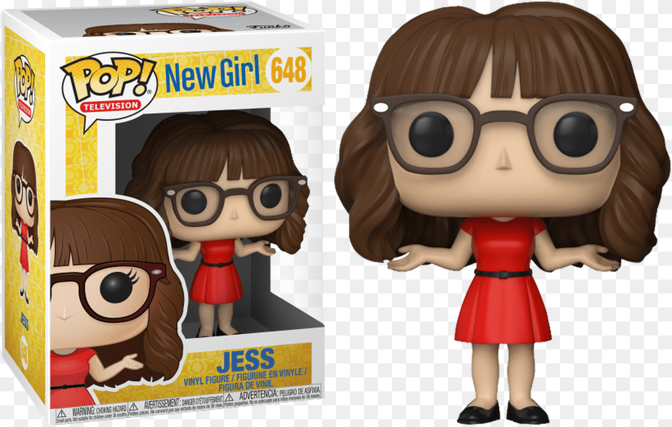 Jess Pop Vinyl Figure, Toy, Doll, Baby, Person Png