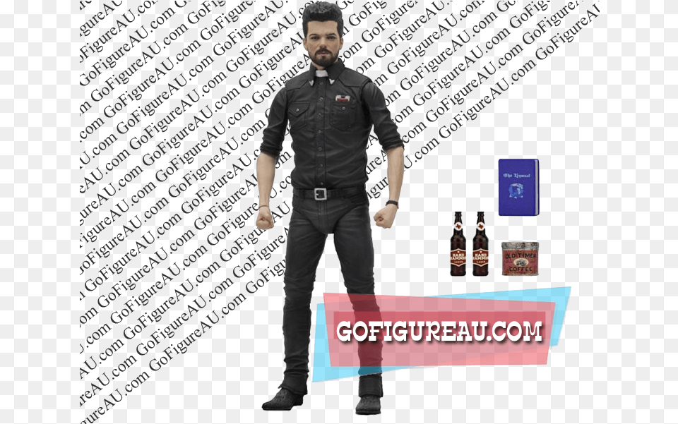 Jesse Custer Preacher Champagne, Adult, Male, Man, Person Png