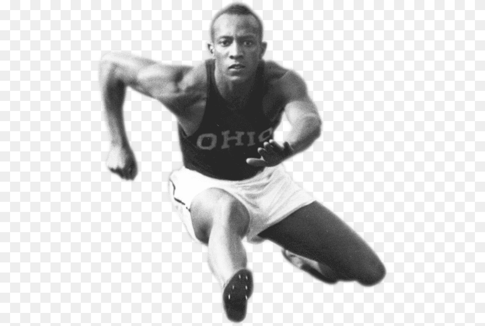 Jesse Owens Running, Clothing, Shorts, Adult, Male Free Png Download