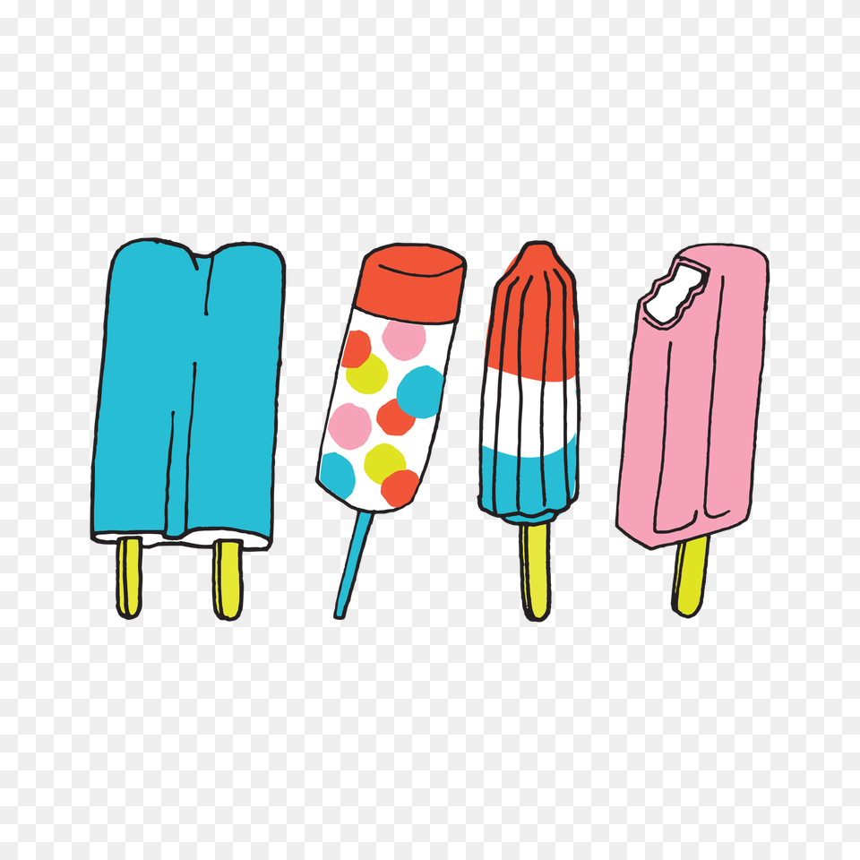 Jessi Preston From Tattly Temporary Tattoos Popsicle Clipart, Cream, Dessert, Food, Ice Cream Png