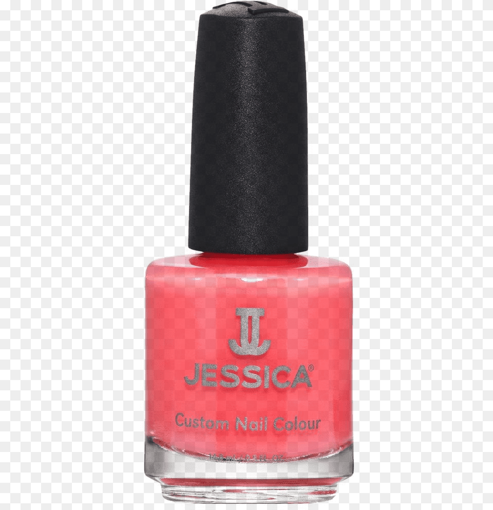Jessica California Girl Nail Polish Jessica Nail Polish Confident Coral, Bottle, Cosmetics, Alcohol, Beer Free Transparent Png