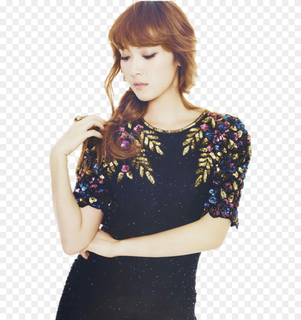 Jessica Jung Sad, Woman, Photography, Head, Portrait Png Image