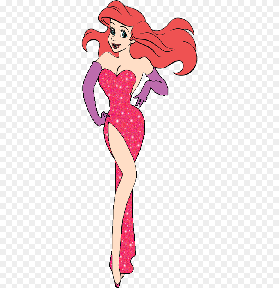 Jessica Rabbit Disney Princess, Person, Book, Clothing, Comics Free Png Download