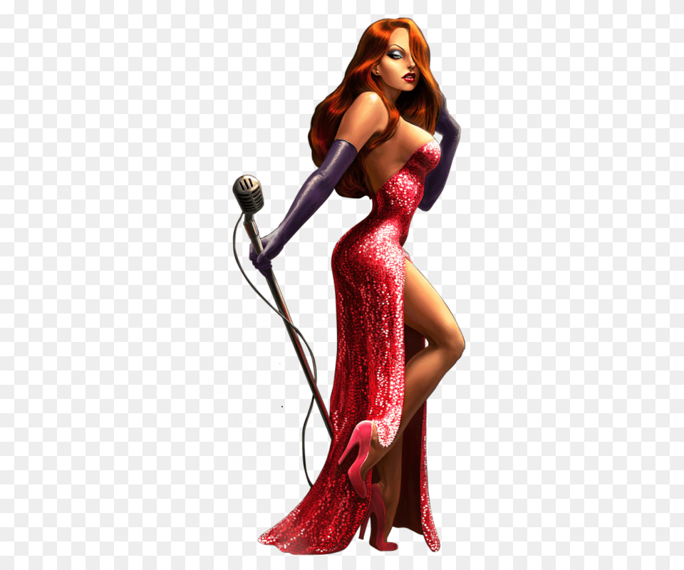 Jessica Rabbit Killed Roger Rabbit Girl, Clothing, Formal Wear, Dress, Adult Free Png Download