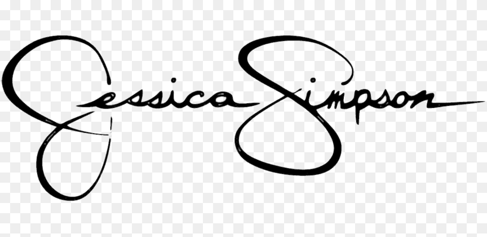 Jessica Simspon Logo, Handwriting, Text Free Transparent Png